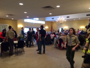 Breakfast with scouts